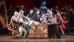 Ravinia’s production of “Candide (or Optimism).” (Credit: Patrick Gipson / Ravinia Festival) Ravinia’s production of “Candide (or Optimism).” (Credit: Patrick Gipson / Ravinia Festival)