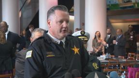 CPD chief of counter-terrorism Duane DeVries speaks at an April 4, 2024, news conference on DNC security. (WTTW News)