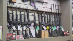 Guns are pictured in a file photo. (WTTW News)