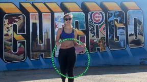 Wicker Park resident Jenny Doan plans to hula-hoop for 100 hours in an attempt to break the Guinness World Record for marathon hula-hooping. (Courtesy of Jenny Doan) Wicker Park resident Jenny Doan plans to hula-hoop for 100 hours in an attempt to break the Guinness World Record for marathon hula-hooping. (Courtesy of Jenny Doan)