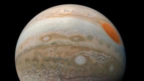 This view of Jupiter was captured by NASA’s Juno spacecraft on Feb. 12, 2019, as the spacecraft performed its 17th science pass of Jupiter. (Courtesy of NASA / JPL-Caltech / SwRI / MSSS) This view of Jupiter was captured by NASA’s Juno spacecraft on Feb. 12, 2019, as the spacecraft performed its 17th science pass of Jupiter. (Courtesy of NASA / JPL-Caltech / SwRI / MSSS)