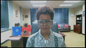  Justice Lisa Holder White appears on “Chicago Tonight: Black Voices” on May 14, 2022. (WTTW News)