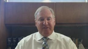 Orland Park Police Chief Tim McCarthy appears on “Chicago Tonight” via Zoom on Tuesday, July 28, 2020. (WTTW News) Orland Park Police Chief Tim McCarthy appears on “Chicago Tonight” via Zoom on Tuesday, July 28, 2020. (WTTW News)
