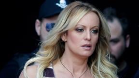 FILE - Stormy Daniels arrives at an event in Berlin, on Oct. 11, 2018. (Markus Schreiber / AP Photo, File)