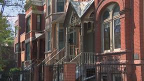 A residential street in Wicker Park in Chicago. (WTTW News) A residential street in Wicker Park in Chicago. (WTTW News)